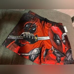 Red Graphic Men's Shorts